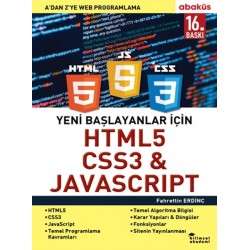 Yeni Başlayanlar İçin HTML5, CSS3 ve Javascript A Dan ZYe Web Programlama